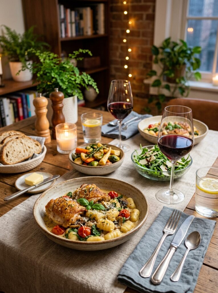 Chicken Thighs with Gnocchi: A Creamy One-Pot Comfort Food 4 Chicken Thighs Gnocchi side dishes 202605221932