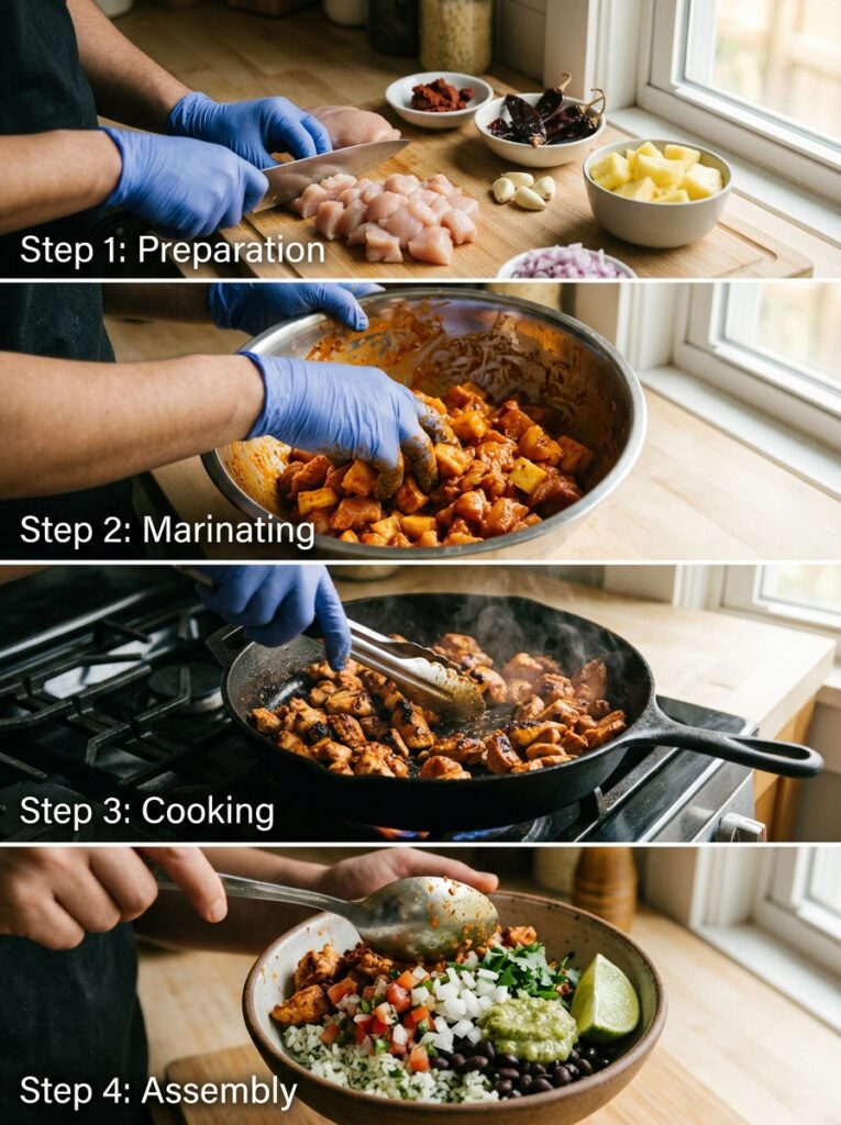 Chicken Al Pastor Bowls Recipe 14 Chicken al pastor bowls cooking 202605171806