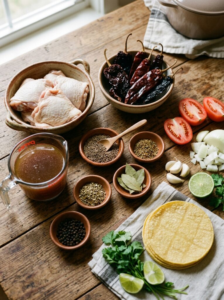 Chicken Birria Tacos 13 Chicken birria tacos ingredients… 202605182333