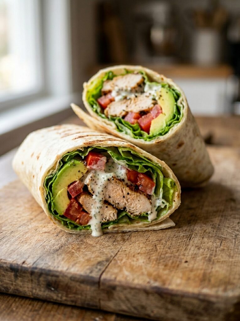 Chicken Breast Avocado Ranch Wraps 12 Chicken breast avocado ranch wraps 202605182355