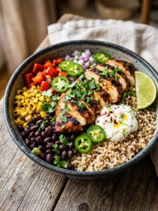 Chicken breast chipotle lime bowl 202605311720