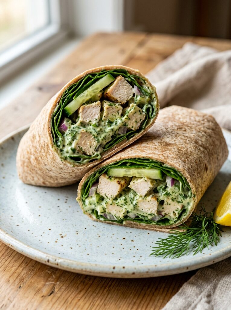 Chicken Breast Green Goddess Wraps 12 Chicken breast green goddess wraps 202605211306