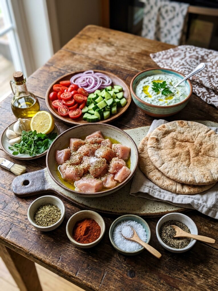 Chicken Breast Gyros: Ultimate Homemade Greek Wrap Recipe 13 Chicken breast gyros ingredients… 202605291619
