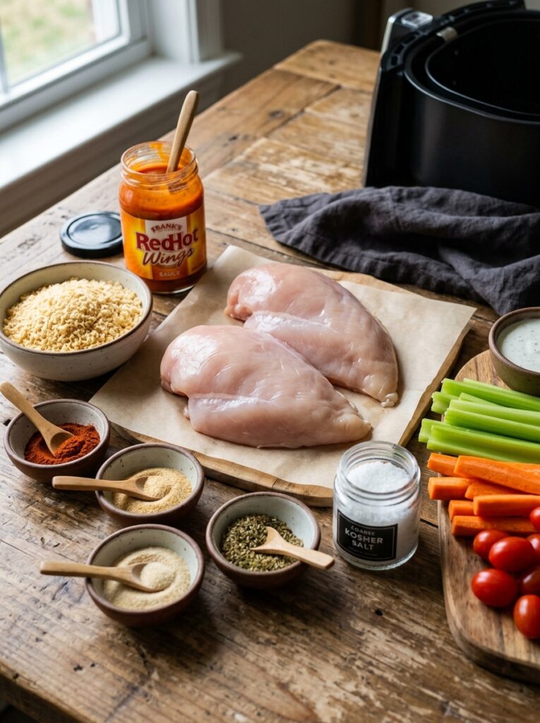 air fryer buffalo chicken breast: The Ultimate Crispy Spicy Homemade Recipe 13 Chicken breast ingredients arran… 202605052104