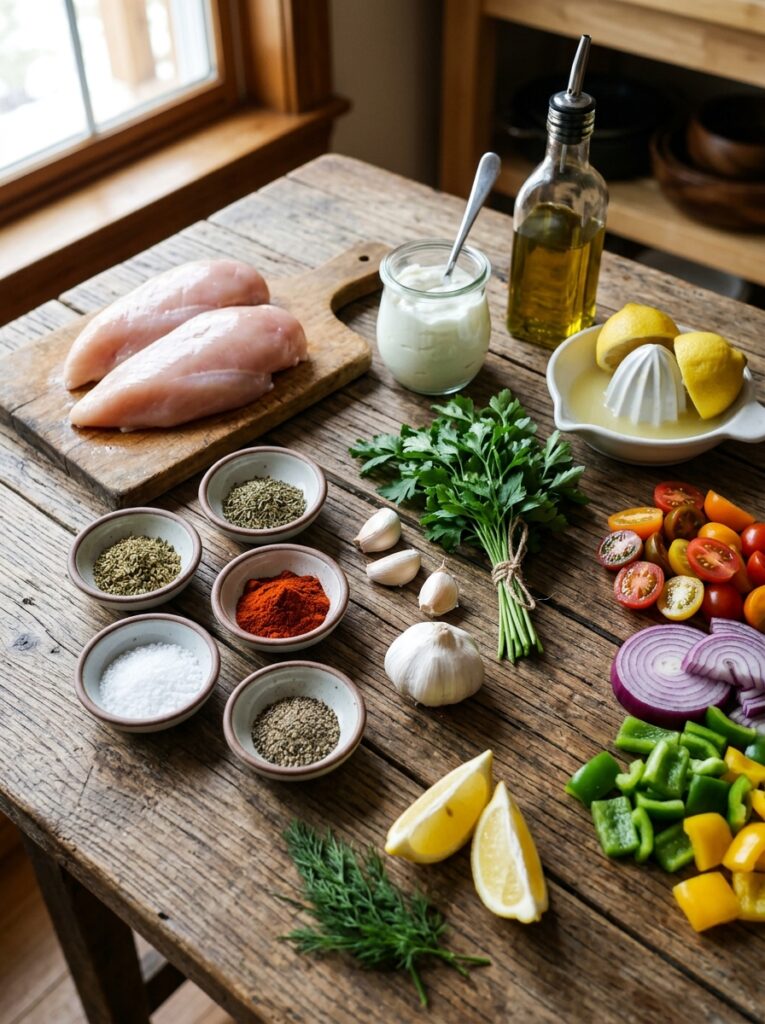 Air Fryer Greek Chicken Breast 13 Chicken breast ingredients arran… 202605091949