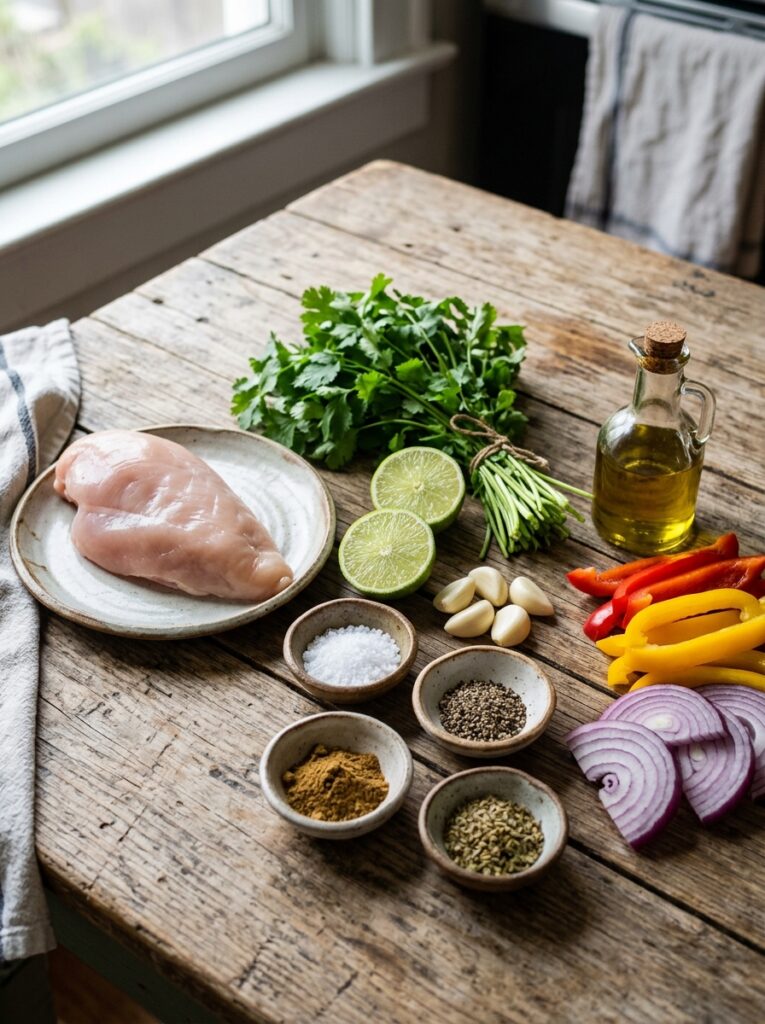Chicken breast ingredients arran… 202605141149