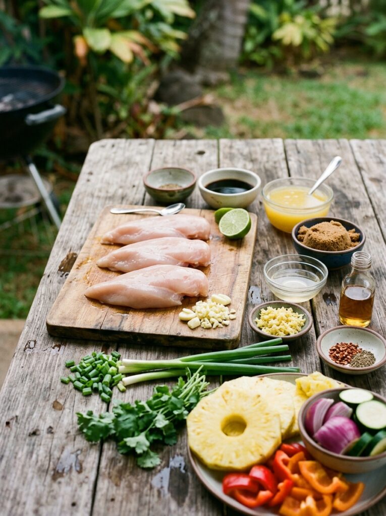 Grilled Huli Huli Chicken Breast Recipe 13 Chicken breast ingredients arran… 202605142321