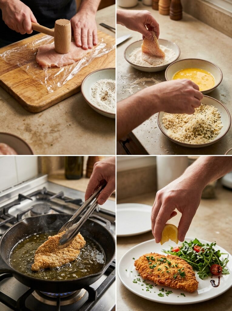 Chicken Breast Milanese 14 Chicken breast milanese cooking … 202605021744