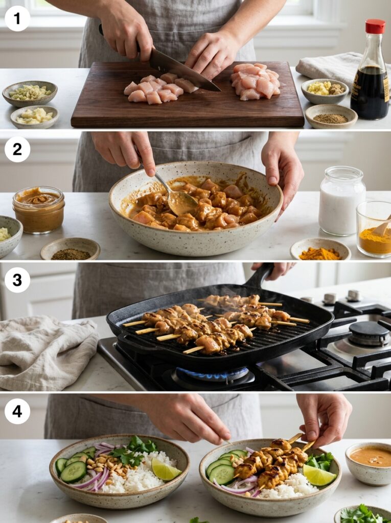 Chicken Breast Satay Bowls 14 Chicken breast satay bowls cooking 202605251958 1
