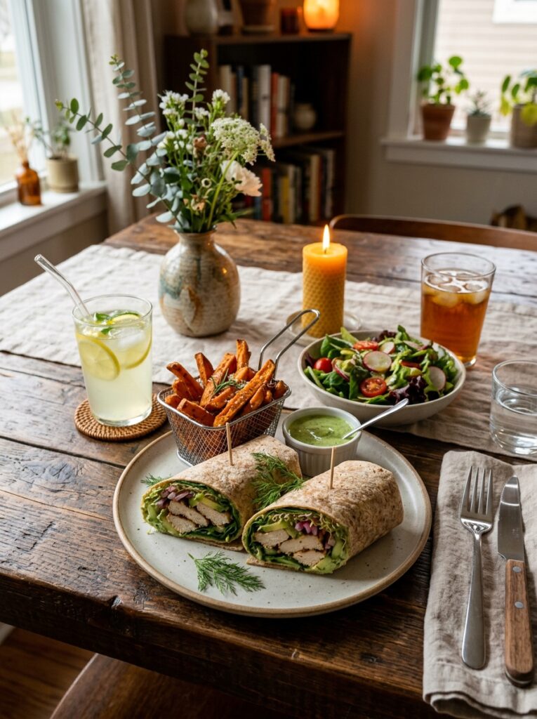 Chicken Breast Green Goddess Wraps 15 Chicken breast wraps side dishes 202605211306