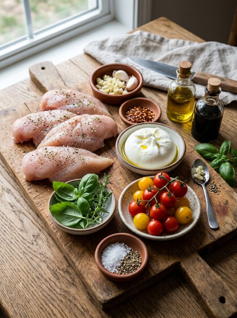 Burrata Chicken Caprese 13 Chicken burrata caprese ingredie… 202605241554