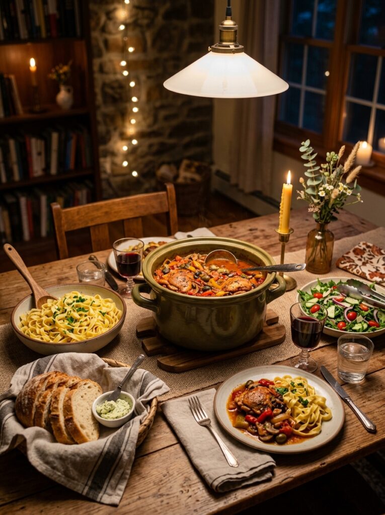 Crockpot Chicken Cacciatore: A Slow Cooker Italian Classic 15 Chicken cacciatore with side dishes 202605162215