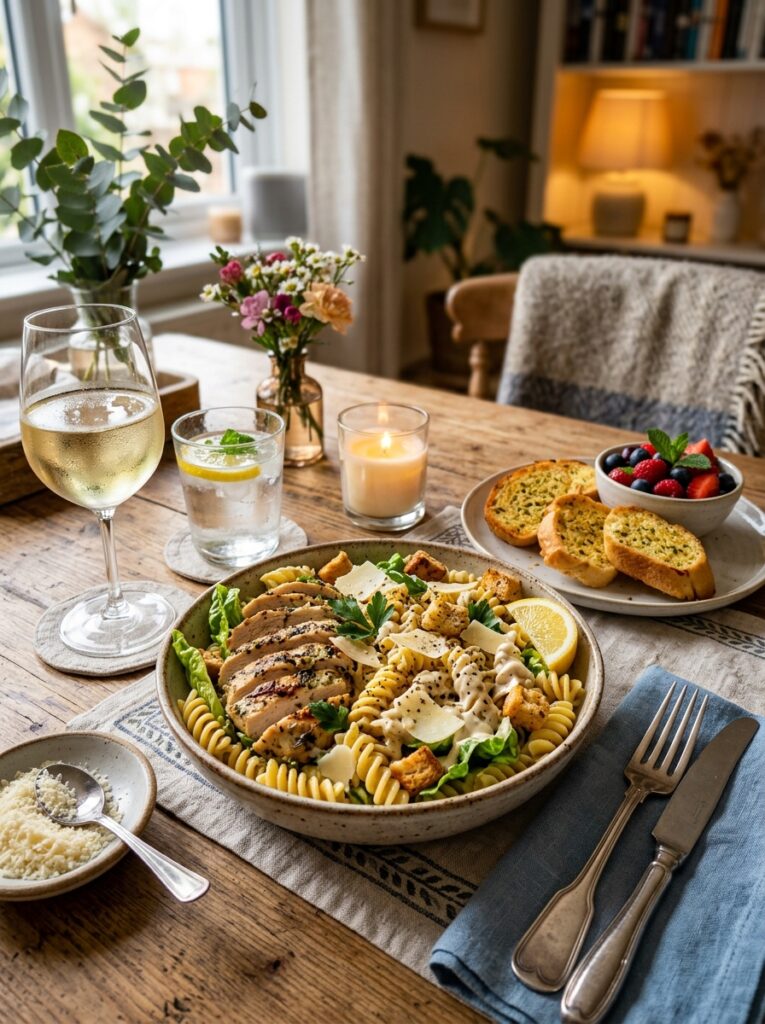 Chicken Breast Caesar Pasta Salad: Easy Recipe Guide 15 Chicken caesar pasta salad setup 202605171810