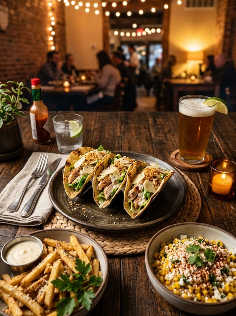 Chicken Breast Caesar Smash Tacos 15 Chicken caesar smash tacos setup 202605231541