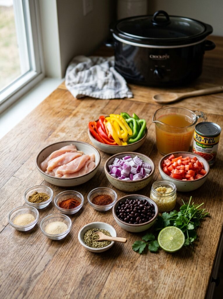 slow cooker chicken fajita soup recipe 13 Chicken fajita soup ingredients … 202605182344