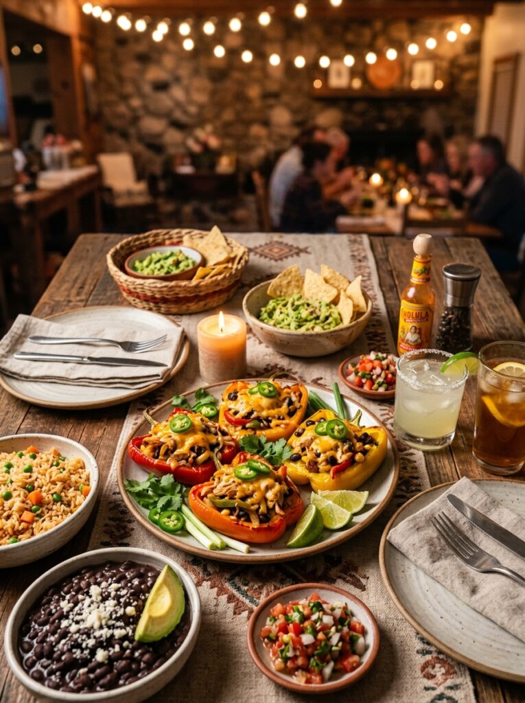 Rotisserie Chicken Fajita Stuffed Peppers 15 Chicken fajita stuffed peppers s… 202605251527