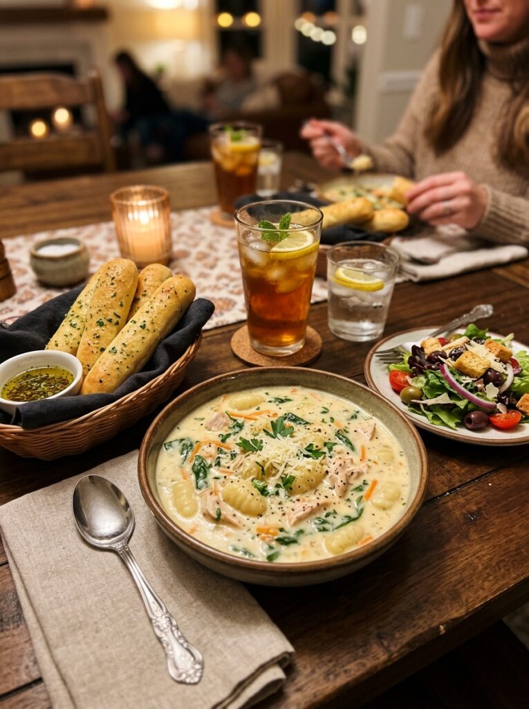 Olive Garden Chicken Gnocchi Soup Copycat Recipe 15 Chicken gnocchi soup setup 202606071931
