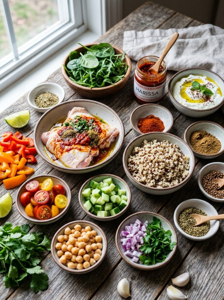 Harissa Chicken Grain Bowls: A Flavor-Packed Complete Recipe Guide 13 Chicken grain bowls ingredients … 202605101348