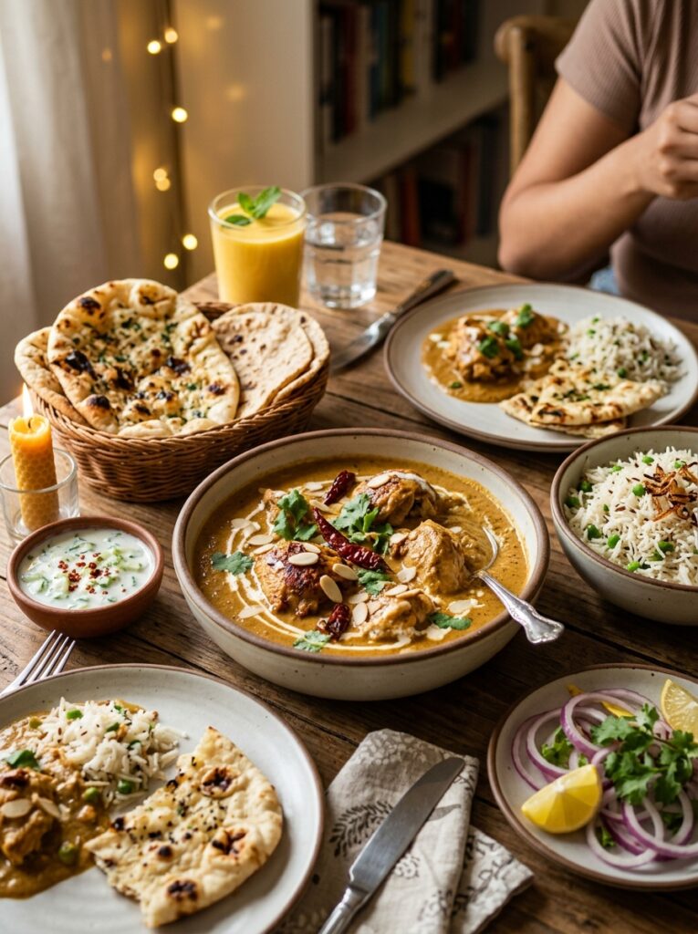 Easy Rotisserie Chicken Korma Curry 15 Chicken korma curry side dishes 202605082122