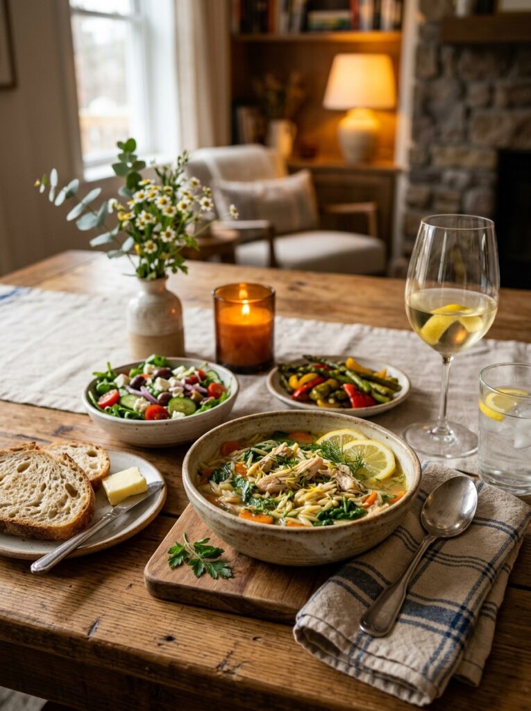 Rotisserie Chicken Lemon Orzo Soup: The Ultimate Comforting Bowl 15 Chicken orzo soup side dishes 202605101403