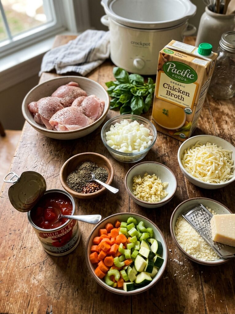 crockpot chicken parmesan soup 13 Chicken parmesan soup ingredient… 202605241805