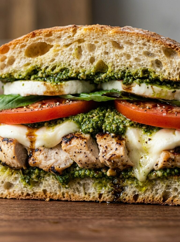 Chicken Pesto Caprese Sandwiches: Ultimate Homemade Recipe 17 Chicken pesto caprese sandwiches 202605302116