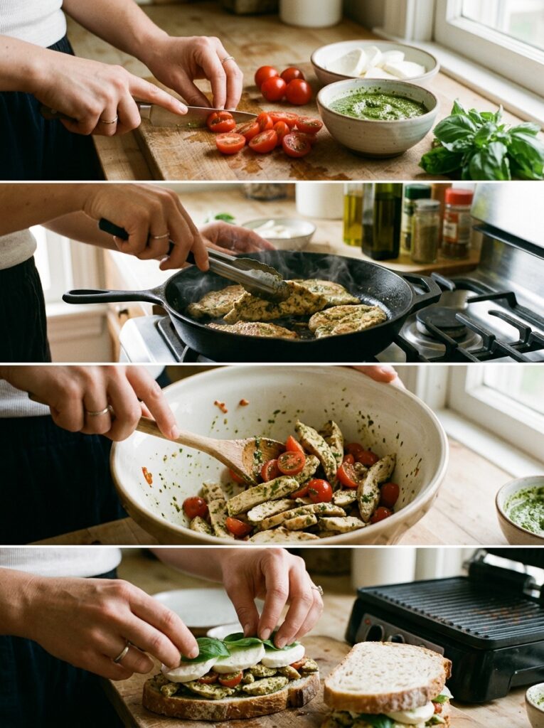 Chicken Pesto Caprese Sandwiches: Ultimate Homemade Recipe 14 Chicken pesto caprese sandwiches… 202605302116