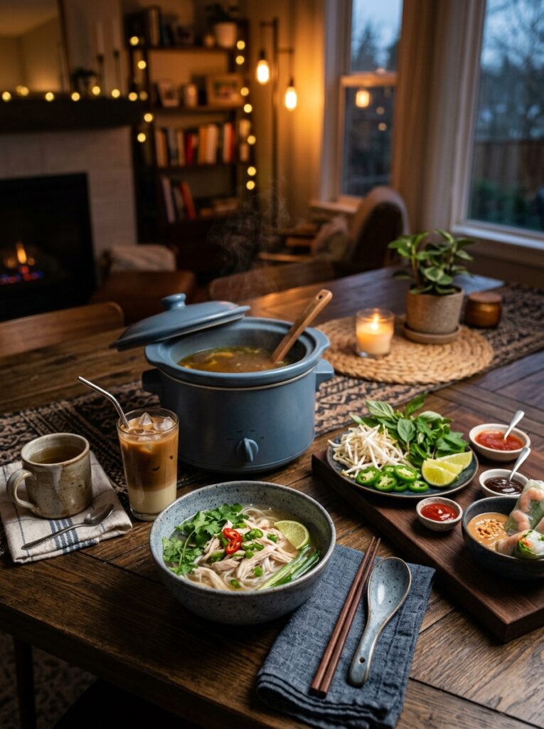 Crockpot Chicken Pho Inspired Soup: A Slow Cooker Take on Vietnamese Pho 15 Chicken pho soup side dishes 202605142352
