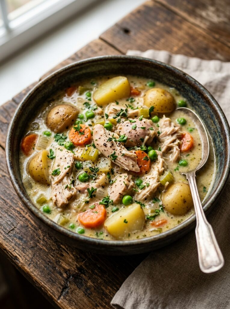 slow cooker chicken pot pie stew 1 Chicken pot pie stew recipe 202605052114