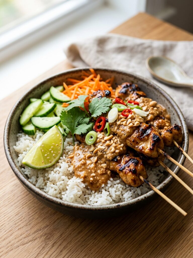 Chicken Breast Satay Bowls 17 Chicken satay bowls recipe 202605251957
