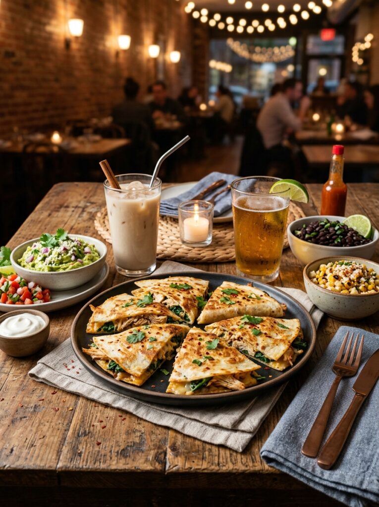 Rotisserie Chicken Spinach Quesadillas: Easy Homemade Recipe 15 Chicken spinach quesadillas tabl… 202605241608