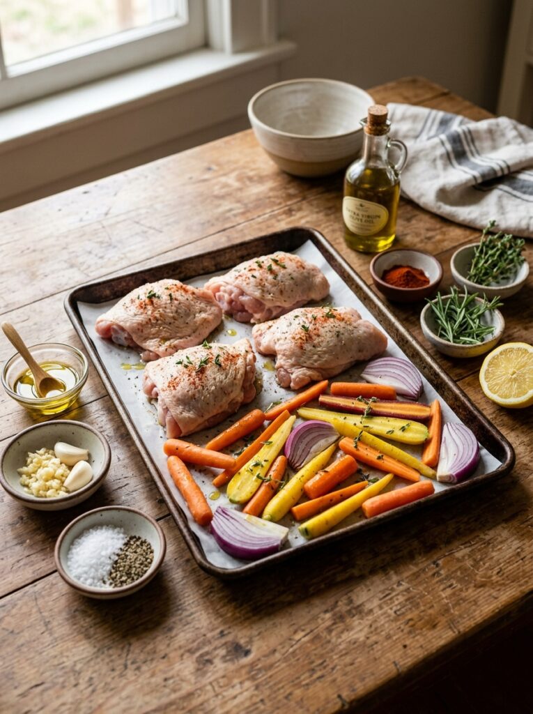 Chicken thighs carrots ingredien… 202605231822