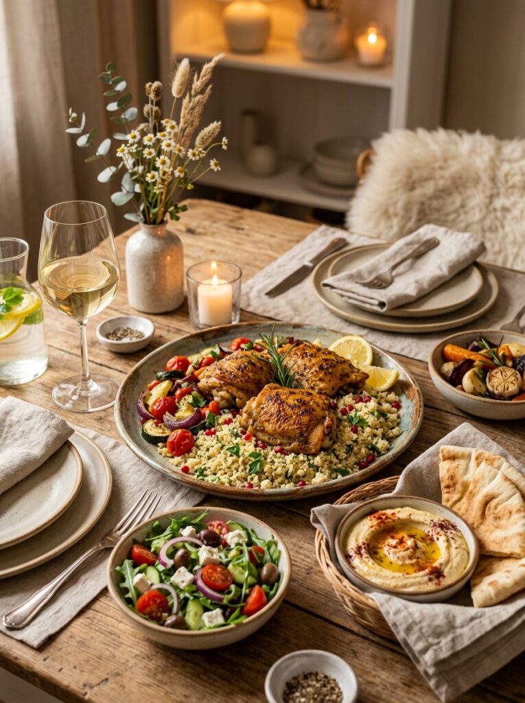Chicken Thighs with Couscous: A Flavorful One-Pan Mediterranean Delight 15 Chicken thighs couscous side dis… 202605211327