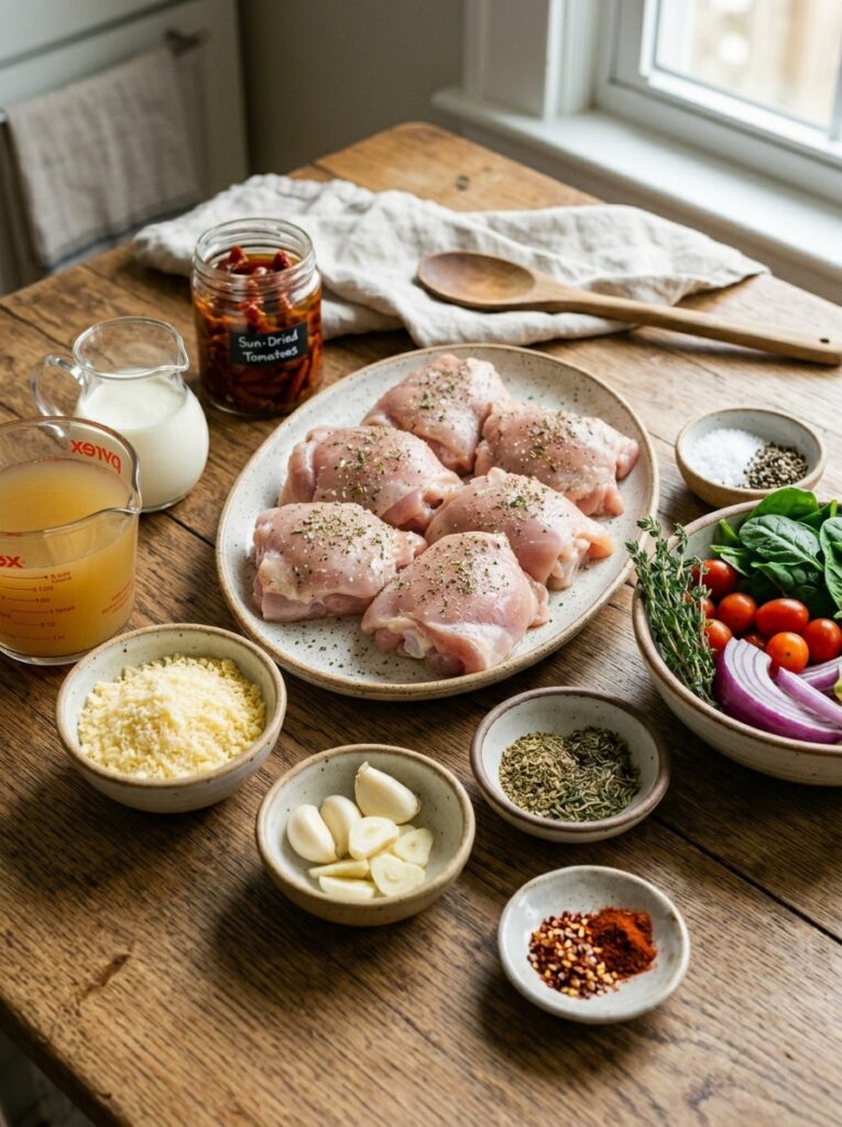 marry me chicken thighs: The Ultimate Creamy Garlic Dinner Recipe 13 Chicken thighs ingredients arran… 202605141156