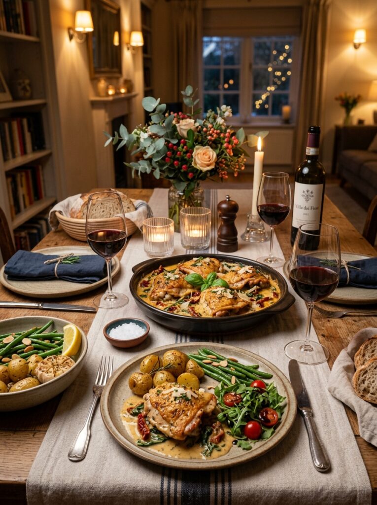 marry me chicken thighs: The Ultimate Creamy Garlic Dinner Recipe 15 Chicken thighs side dishes drinks 202605141156