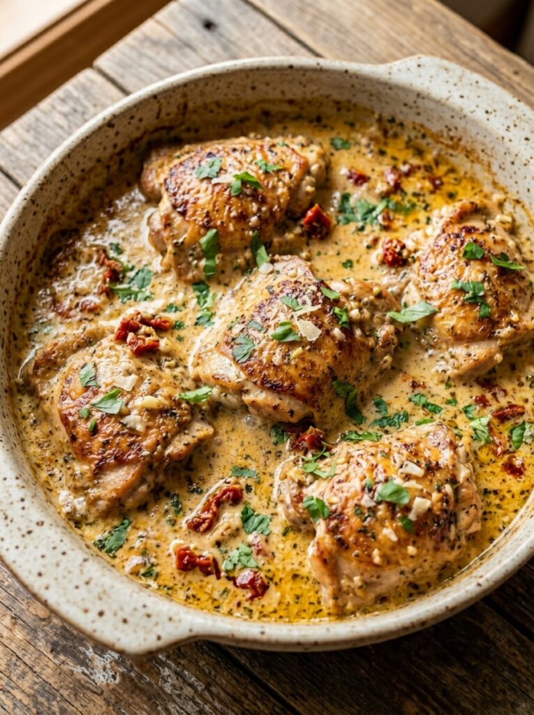 marry me chicken thighs: The Ultimate Creamy Garlic Dinner Recipe 12 Chicken thighs with ingredients 202605141156