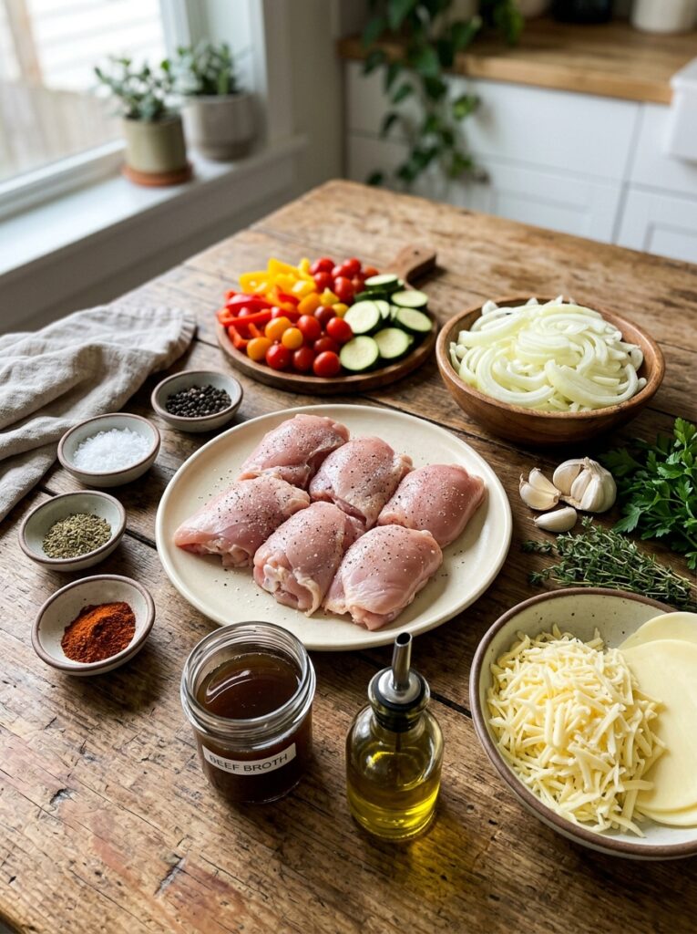 French Onion Chicken Thighs 13 Chicken thighs with ingredients … 202605162212