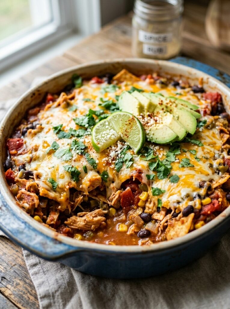Slow Cooker Chicken Tortilla Casserole 1 Chicken tortilla casserole recipe 202605231826