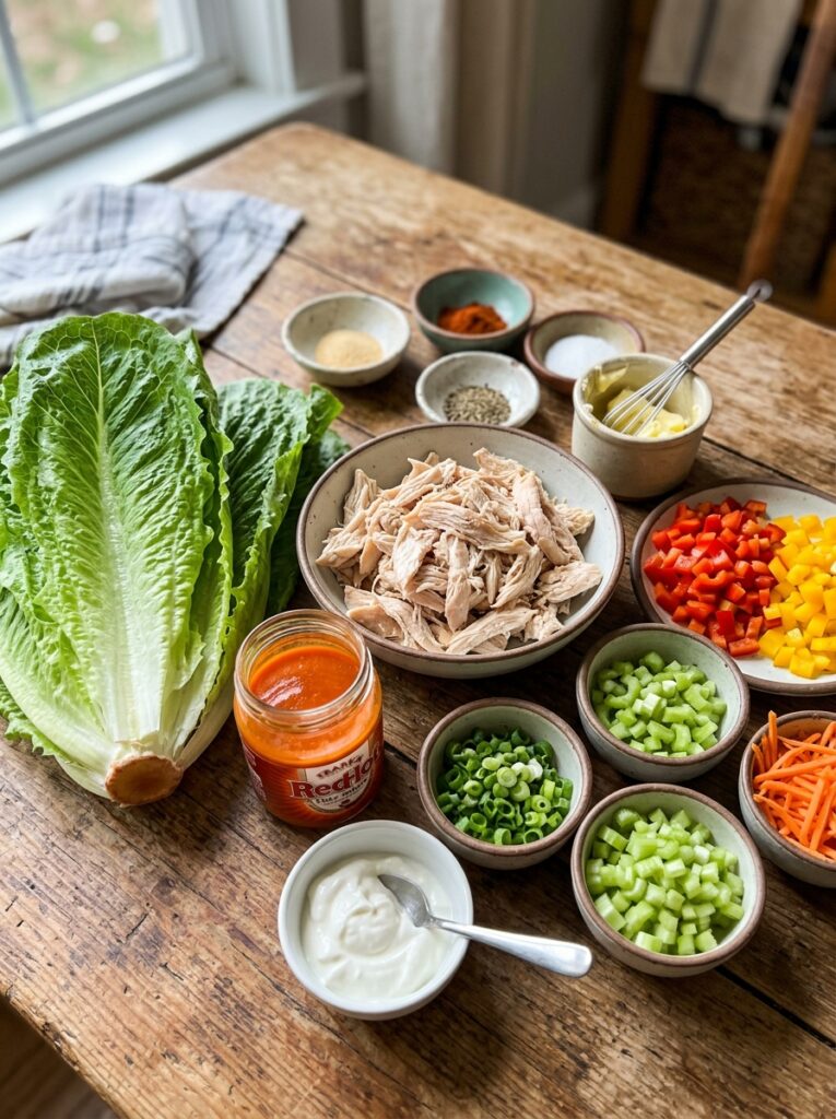 Buffalo Chicken Lettuce Wraps 13 Close up amateur photo of 202605081305