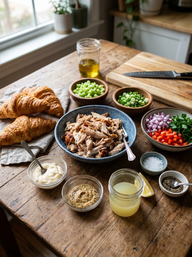 rotisserie chicken croissant sandwiches: The Ultimate Homemade Recipe 13 Close up amateur photo of 202605222000