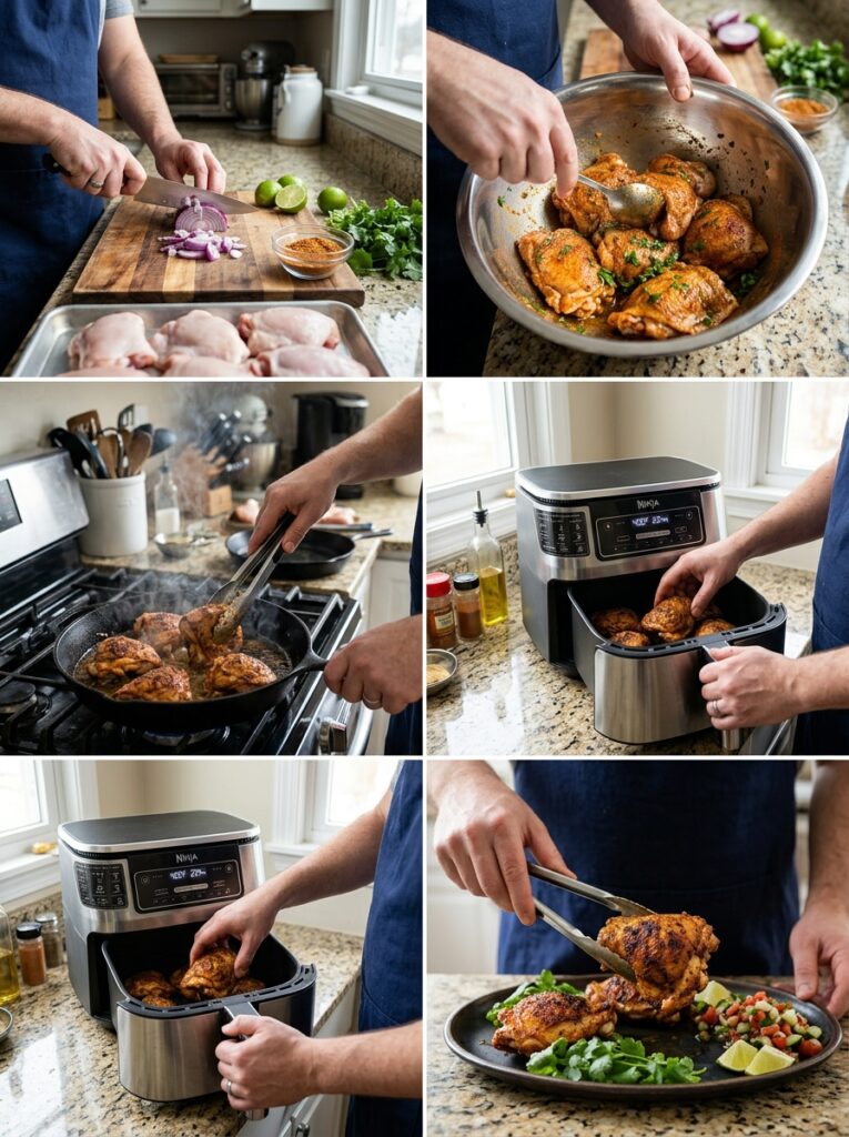 Air Fryer Taco Chicken Thighs: Juicy, Flavorful, and Ready in Minutes 14 Cooking Air Fryer Taco Chicken 202606022016
