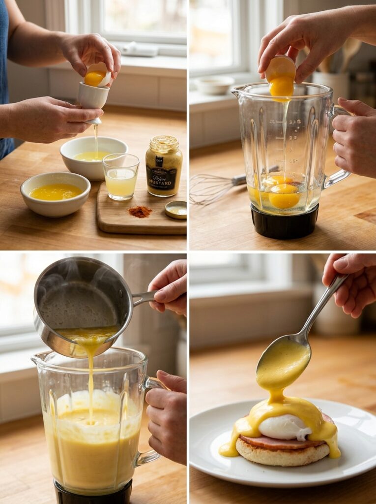 Easy Eggs Benedict Hollandaise Sauce 14 Cooking Easy Eggs Benedict Holla… 202606102138