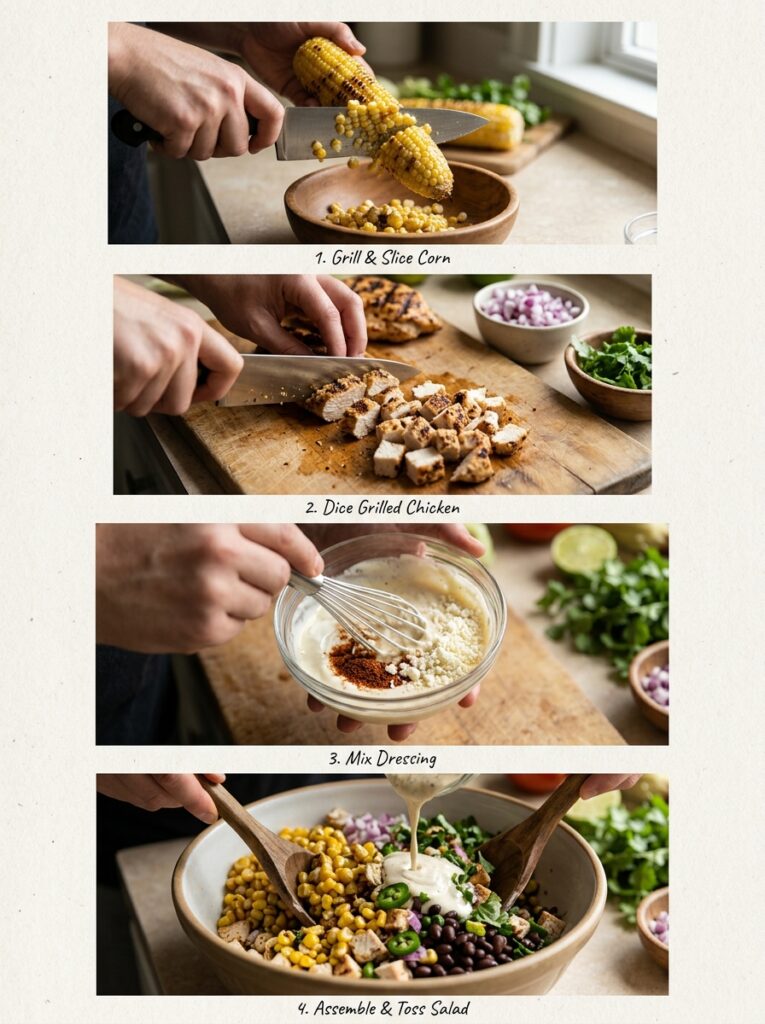 Mexican Street Corn Chicken Salad 14 Cooking Mexican street corn chic… 202606022008