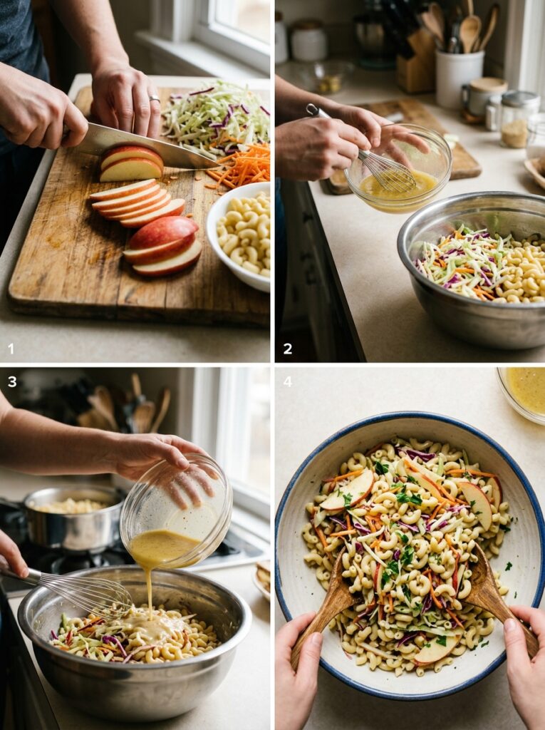 Tangy Apple Cider Vinaigrette Slaw Pasta Salad 14 Cooking Tangy Apple Cider Vinaig… 202606062053