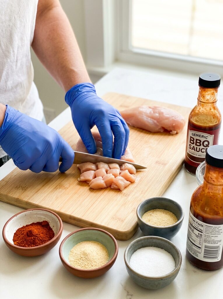 Cooking air fryer bbq chicken 202605162143