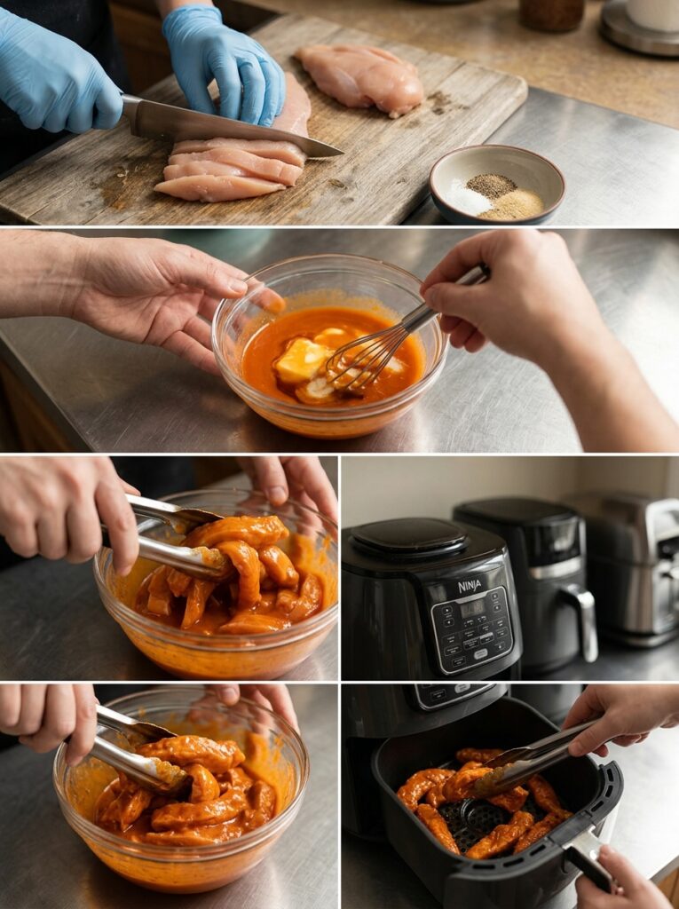 air fryer buffalo chicken breast: The Ultimate Crispy Spicy Homemade Recipe 14 Cooking air fryer buffalo chicken 202605052106