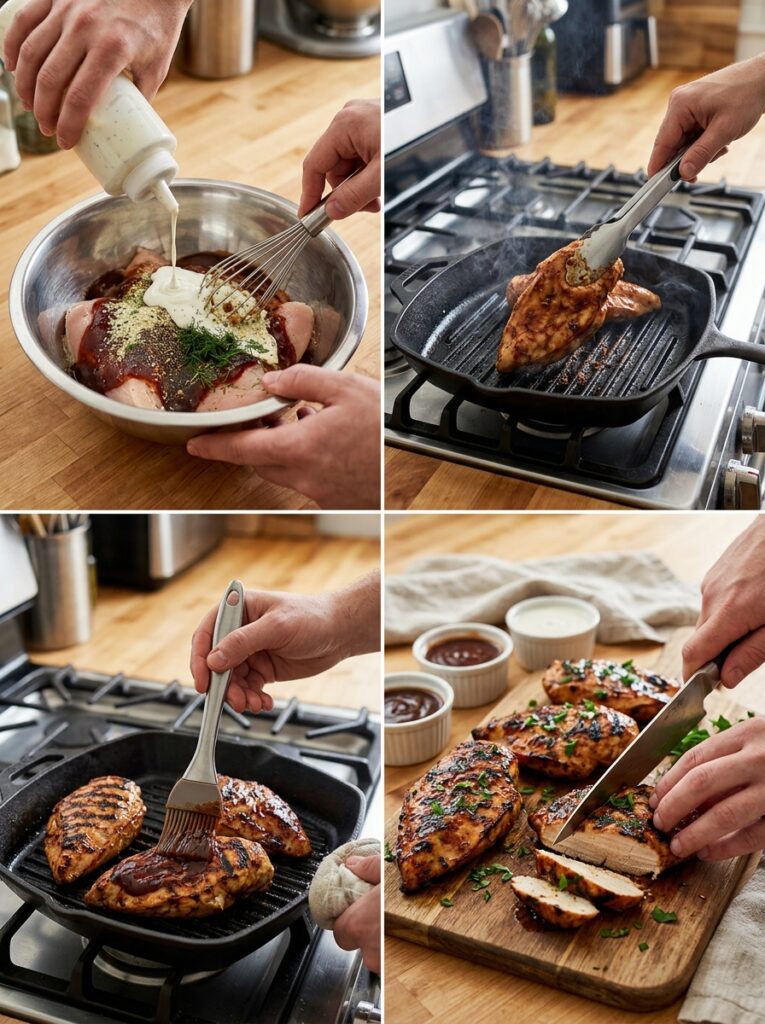Grilled BBQ Ranch Chicken Breast: Ultimate Homemade Recipe Guide 3 Cooking bbq ranch chicken breast 202605162144