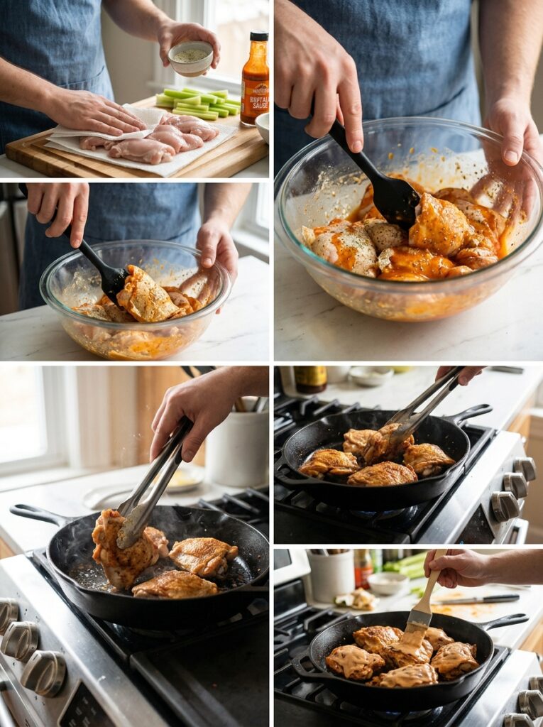 Buffalo Ranch Chicken Thighs: A Spicy, Creamy Homemade Recipe 14 Cooking buffalo ranch chicken th… 202605101416
