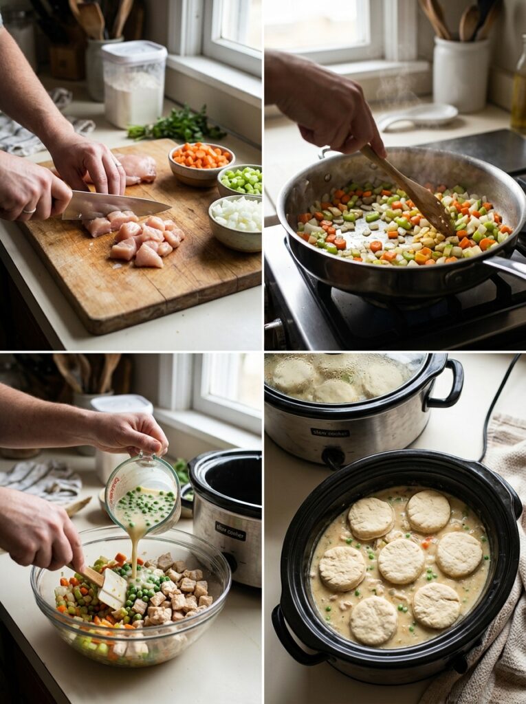 slow cooker chicken pot pie stew 3 Cooking chicken pot pie stew 202605052115
