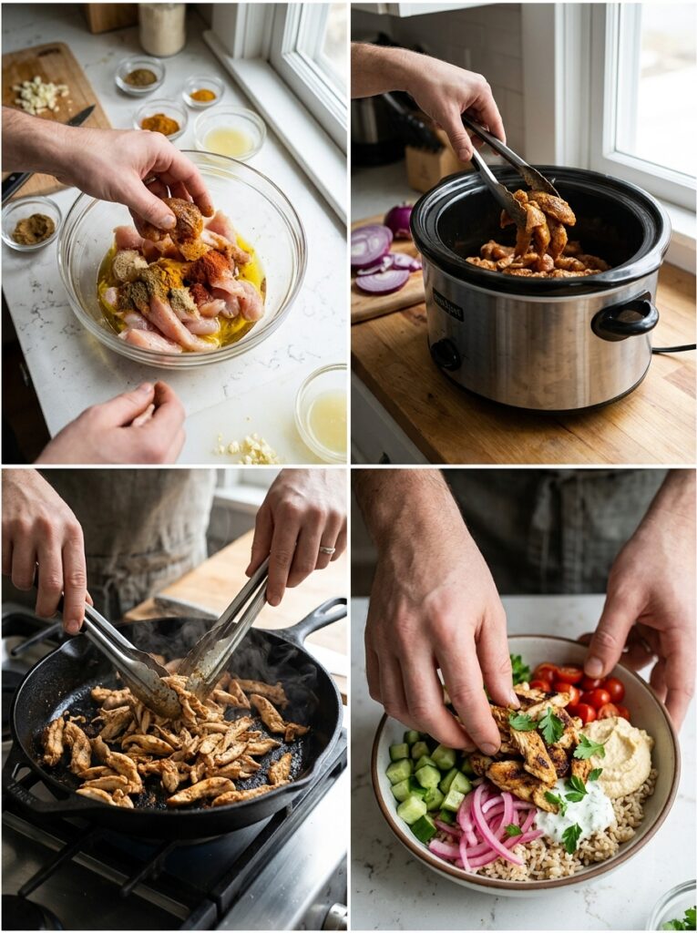 Crockpot Chicken Shawarma Bowls: Easy, Flavorful, and Perfect for Meal Prep 14 Cooking chicken shawarma bowls s… 202605082117